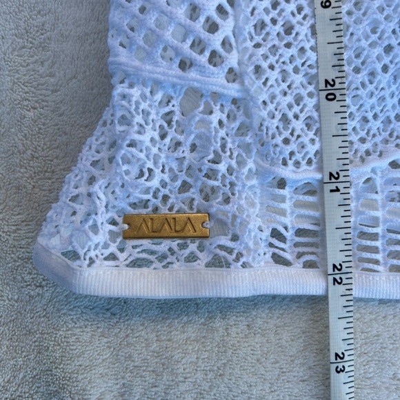 New with tags! Alala Pullover White Lace Boho Crochet New Sz. XS - Picture 2 of 8